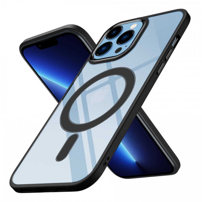 Apple iPhone 13 Pro Max Kılıf Wireless Şarj Özellikli Zore Krom Magsafe Silikon Kapak Apple iPhone 13 Pro Max Kılıf Wireless Şarj Özellikli Zore Krom Magsafe Silikon Kapak
