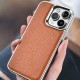 Apple iPhone 13 Pro Max Kılıf Wiwu Genuine Leather Silver Calfskin Orjinal Deri Kapak Apple iPhone 13 Pro Max Kılıf Wiwu Genuine Leather Silver Calfskin Orjinal Deri Kapak