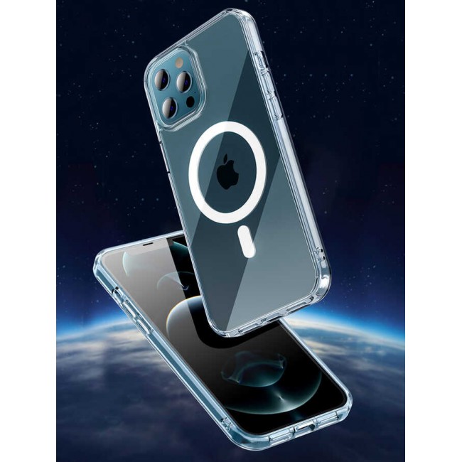 Apple iPhone 13 Pro Max Kılıf Wiwu Magnetic Crystal Kapak Apple iPhone 13 Pro Max Kılıf Wiwu Magnetic Crystal Kapak