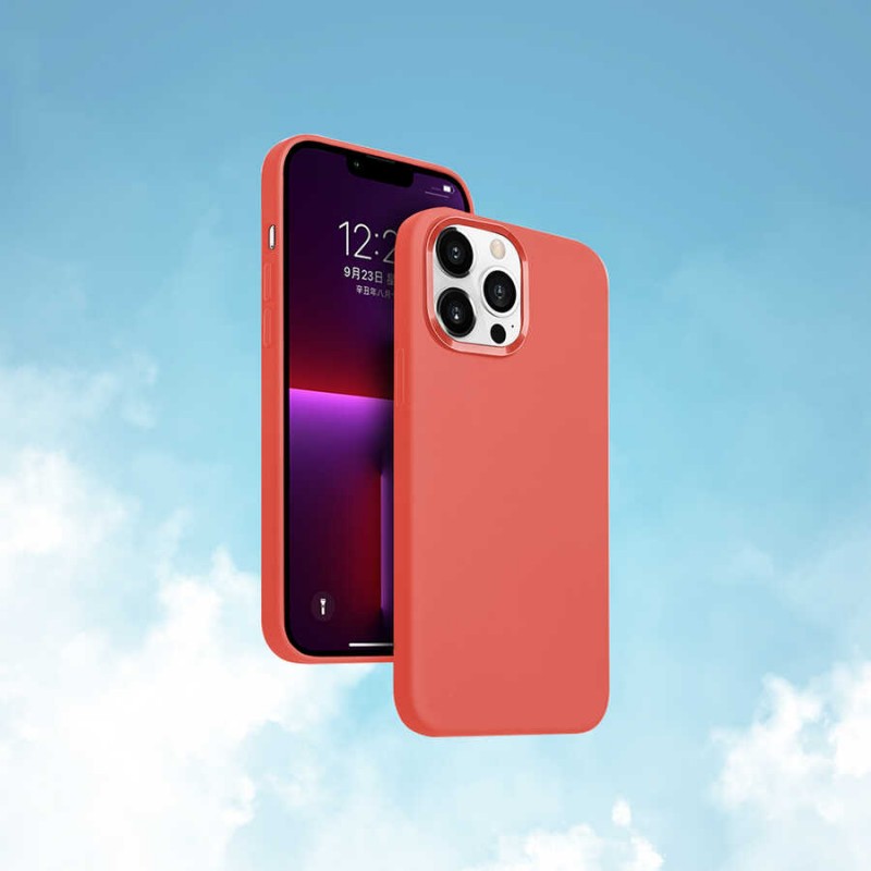 Bal-z Apple iPhone 13 Pro Max Kılıf Wiwu M-safe Magnetic Silikon Kapak