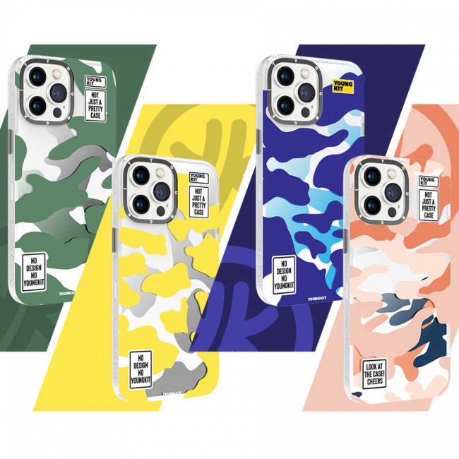 Apple iPhone 13 Pro Max Kılıf YoungKit Kamuflaj Serisi Kapak Apple iPhone 13 Pro Max Kılıf YoungKit Kamuflaj Serisi Kapak