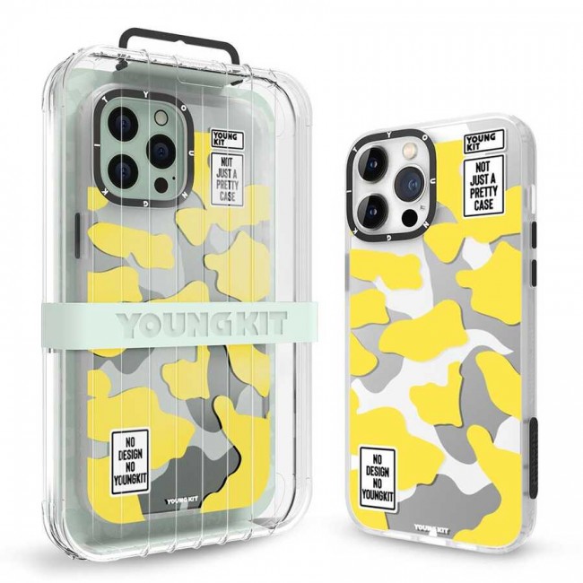 Apple iPhone 13 Pro Max Kılıf YoungKit Kamuflaj Serisi Kapak Apple iPhone 13 Pro Max Kılıf YoungKit Kamuflaj Serisi Kapak