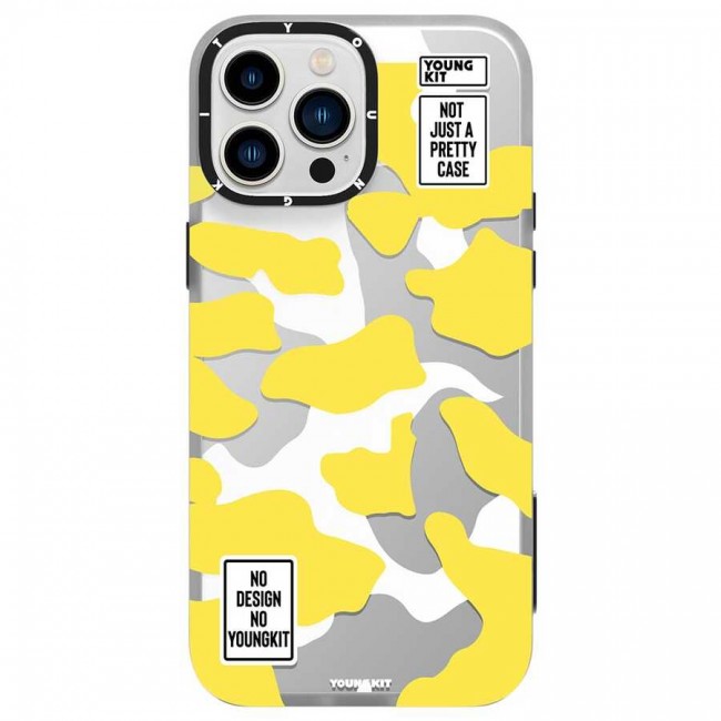Apple iPhone 13 Pro Max Kılıf YoungKit Kamuflaj Serisi Kapak Apple iPhone 13 Pro Max Kılıf YoungKit Kamuflaj Serisi Kapak