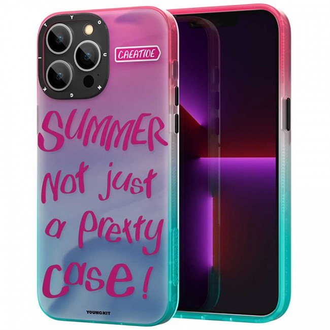 Apple iPhone 13 Pro Max Kılıf YoungKit Summer Serisi Kapak Apple iPhone 13 Pro Max Kılıf YoungKit Summer Serisi Kapak
