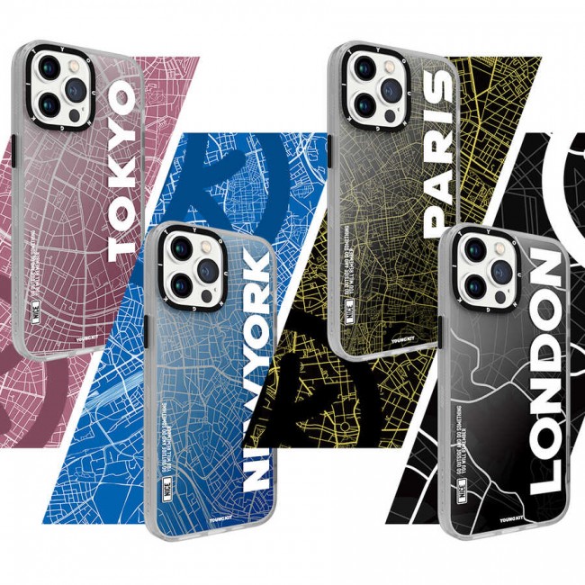 Apple iPhone 13 Pro Max Kılıf YoungKit World Trip Serisi Kapak Apple iPhone 13 Pro Max Kılıf YoungKit World Trip Serisi Kapak