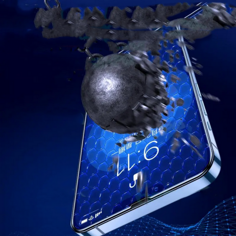 Bal-z Apple iPhone 13 Pro Max ​​​​​​​​​​​​​​​​​​​​​​​​ Darbeye Dayanıklı Anti Statik Temperli Cam Ekran Koruyucu