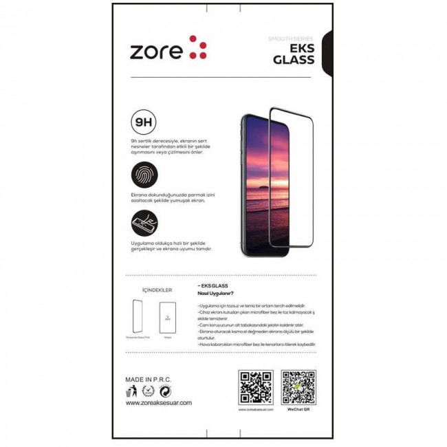Apple iPhone 13 Pro Max Zore EKS Cam Ekran Koruyucu Apple iPhone 13 Pro Max Zore EKS Cam Ekran Koruyucu