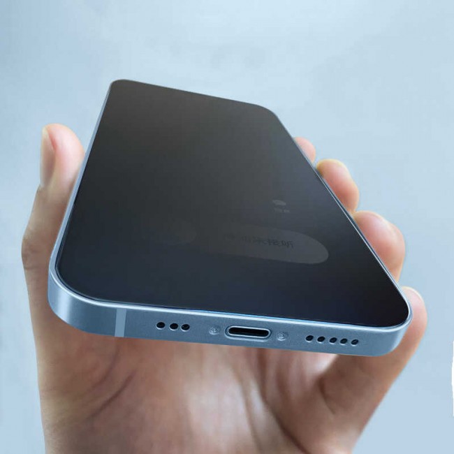 Apple iPhone 13 Pro Wiwu Easy İnstall iPrivacy Temperli Ekran Koruyucu