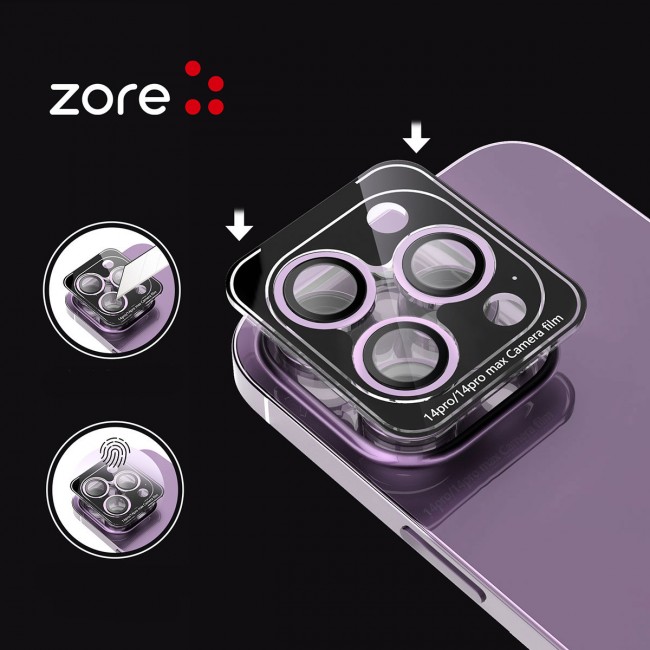 Apple iPhone 13 Zore CL-12 Premium Safir Parmak İzi Bırakmayan Anti-Reflective Kamera Lens Koruyucu