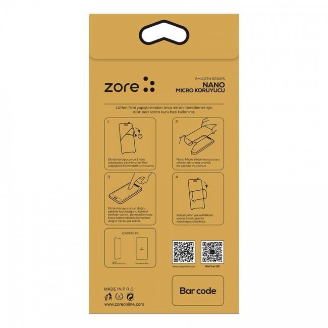 Apple iPhone 13 Zore Nano Micro Temperli Ekran Koruyucu Apple iPhone 13 Zore Nano Micro Temperli Ekran Koruyucu