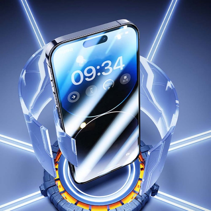 Bal-z Apple iPhone 14 Benks Gaming Anti-Dust Toz Önleyici Mat Cam Ekran Koruyucu