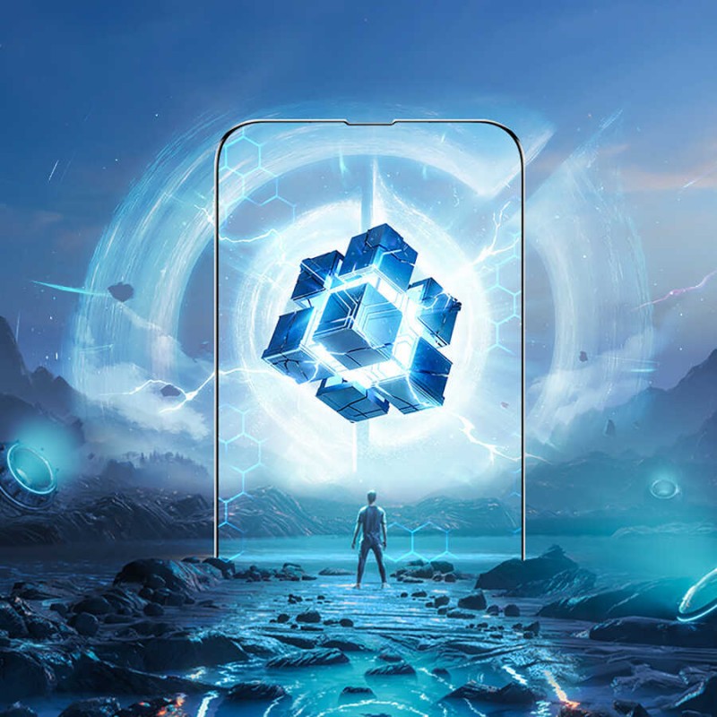 Bal-z Apple iPhone 14 Benks Mat Ekran Koruyucu Parmak İzi Bırakmayan Oyunculara Özel Ekran Filmi