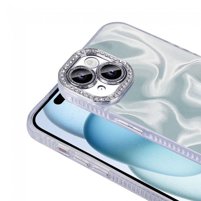 Apple iPhone 14 Kılıf Airbagli Parlak Taş Detay Tasarımlı Zore Esila Kapak Apple iPhone 14 Kılıf Airbagli Parlak Taş Detay Tasarımlı Zore Esila Kapak