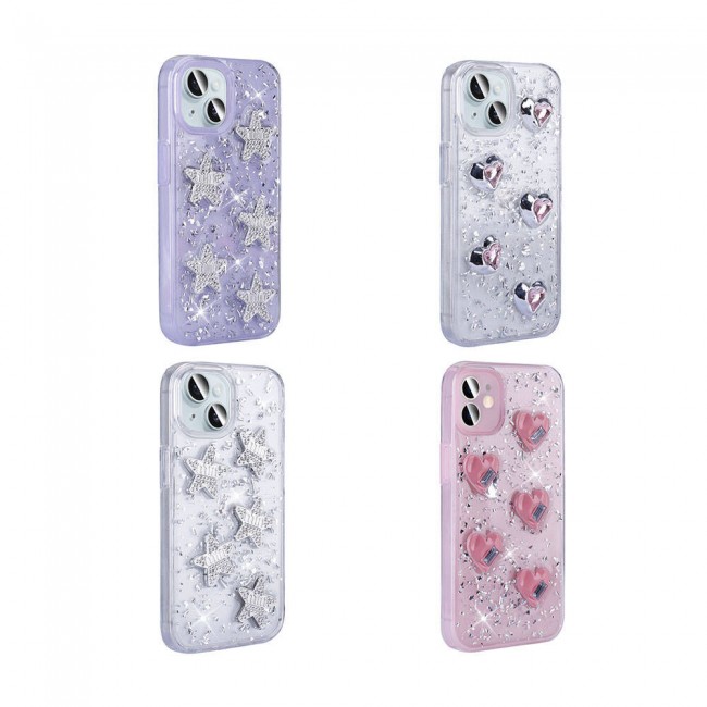 Apple iPhone 14 Kılıf Airbagli Simli Arka Yüzey Zore Işıltı Silikon Kapak Apple iPhone 14 Kılıf Airbagli Simli Arka Yüzey Zore Işıltı Silikon Kapak
