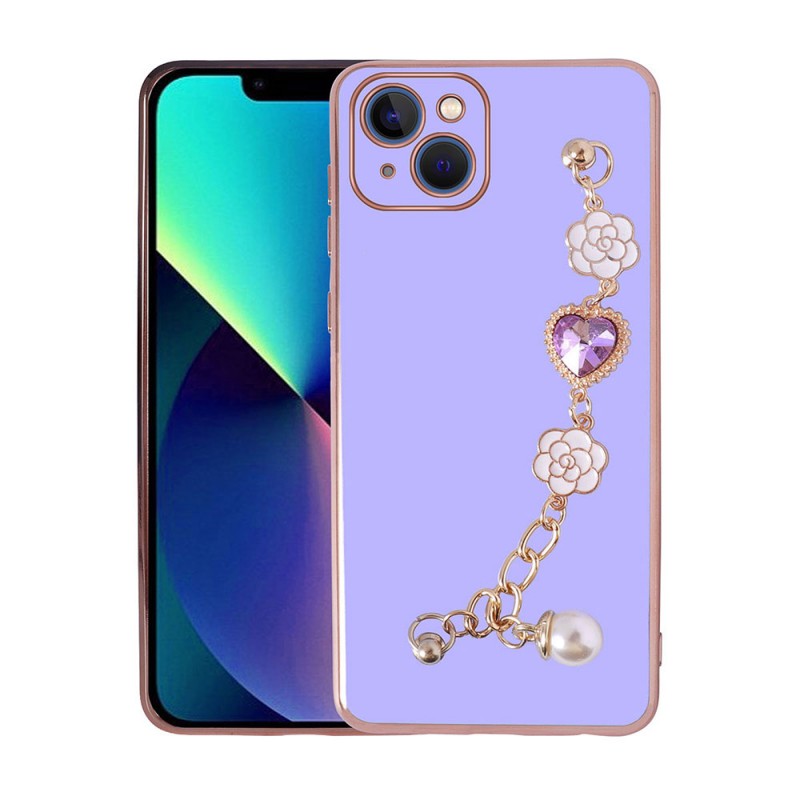 Bal-z Apple iPhone 14 Kılıf El Tutamaçlı Kamera Korumalı  Taka Silikon Kapak