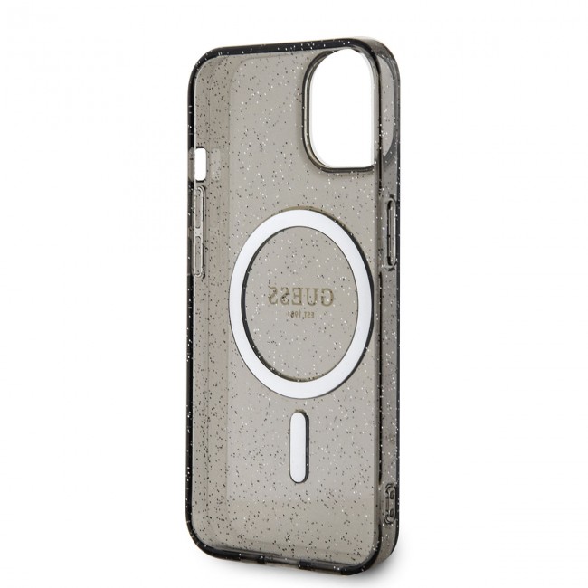 Apple iPhone 14 Kılıf GUESS Magsafe Şarj Özellikli Glitter Kapak Apple iPhone 14 Kılıf GUESS Magsafe Şarj Özellikli Glitter Kapak