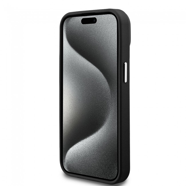 Apple iPhone 14 Kılıf Guess Orjinal Lisanslı M-safe Şarj Özellikli Grained Triangle Kapak Apple iPhone 14 Kılıf Guess Orjinal Lisanslı M-safe Şarj Özellikli Grained Triangle Kapak