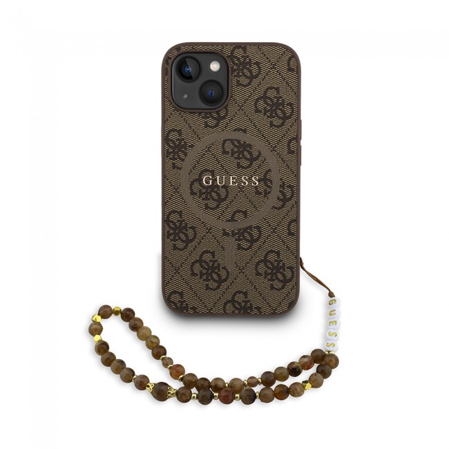 Apple iPhone 14 Kılıf Guess Orjinal Lisanslı M-safe Şarj Özellikli PU Deri Bilek Askı İpli Yazı Logolu Kapak Apple iPhone 14 Kılıf Guess Orjinal Lisanslı M-safe Şarj Özellikli PU Deri Bilek Askı İpli Yazı Logolu Kapak