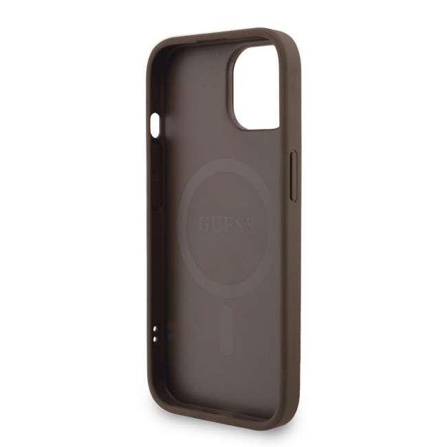 Apple iPhone 14 Kılıf Guess Orjinal Lisanslı M-safe Şarj Özellikli PU Deri Bilek Askı İpli Yazı Logolu Kapak Apple iPhone 14 Kılıf Guess Orjinal Lisanslı M-safe Şarj Özellikli PU Deri Bilek Askı İpli Yazı Logolu Kapak