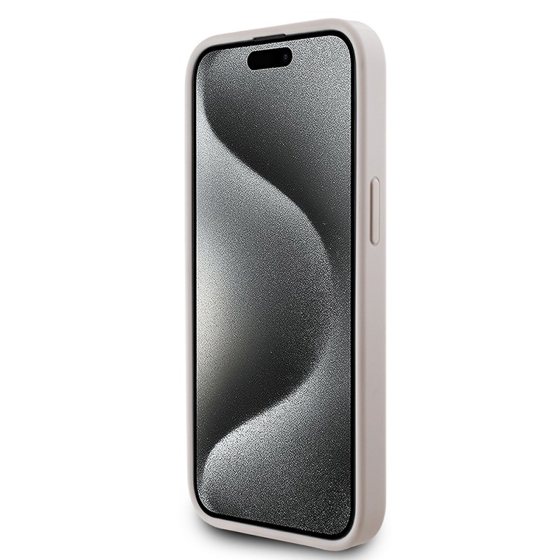 Bal-z Apple iPhone 14 Kılıf Guess Orjinal Lisanslı M-safe Şarj Özellikli 4G Desen Yazı Logolu Kapak