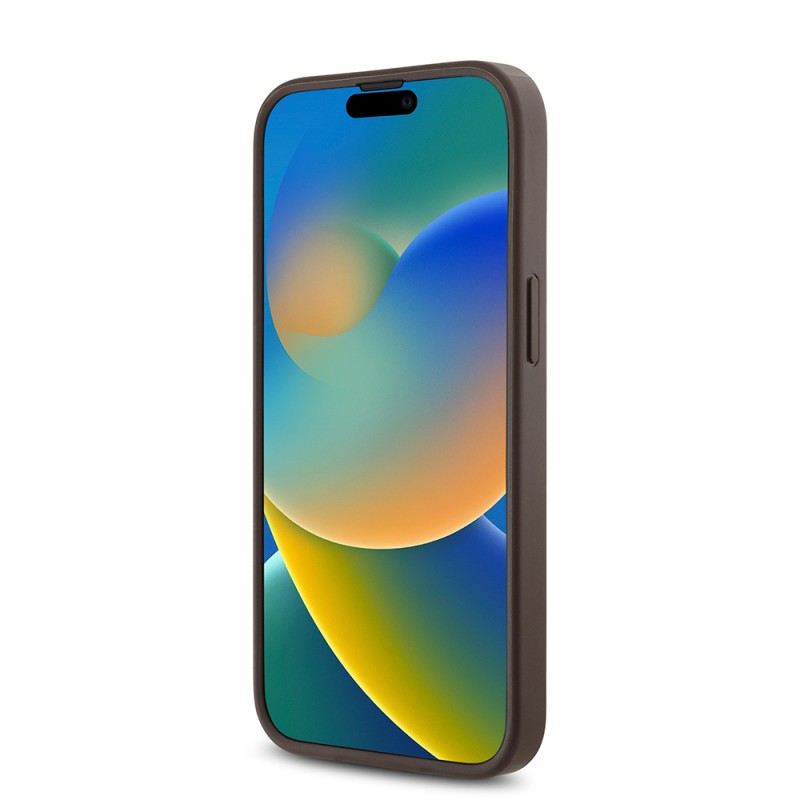 Bal-z Apple iPhone 14 Kılıf Guess Orjinal Lisanslı M-safe Şarj Özellikli Gül Baskılı 4G Desenli Yazı Logolu Kapak