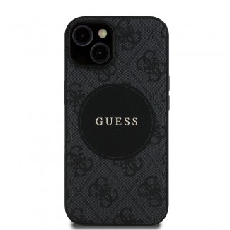 Apple iPhone 14 Kılıf Guess Orjinal Lisanslı M-safe Şarj Özellikli Yazı Logolu Circle Classic Kapak Apple iPhone 14 Kılıf Guess Orjinal Lisanslı M-safe Şarj Özellikli Yazı Logolu Circle Classic Kapak