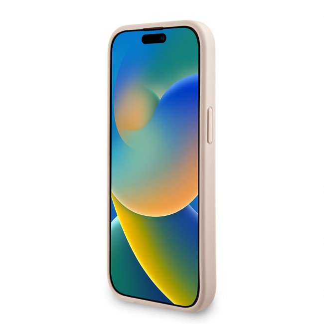 Apple iPhone 14 Kılıf Guess Orjinal Lisanslı PU Deri Bilek Askı İpli Metal Büyük 4G ve Yazı Logolu Kapak