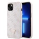 Apple iPhone 14 Kılıf Guess Orjinal Lisanslı PU Deri Taşlı Üçgen Logo 4G Desenli Kapak Apple iPhone 14 Kılıf Guess Orjinal Lisanslı PU Deri Taşlı Üçgen Logo 4G Desenli Kapak