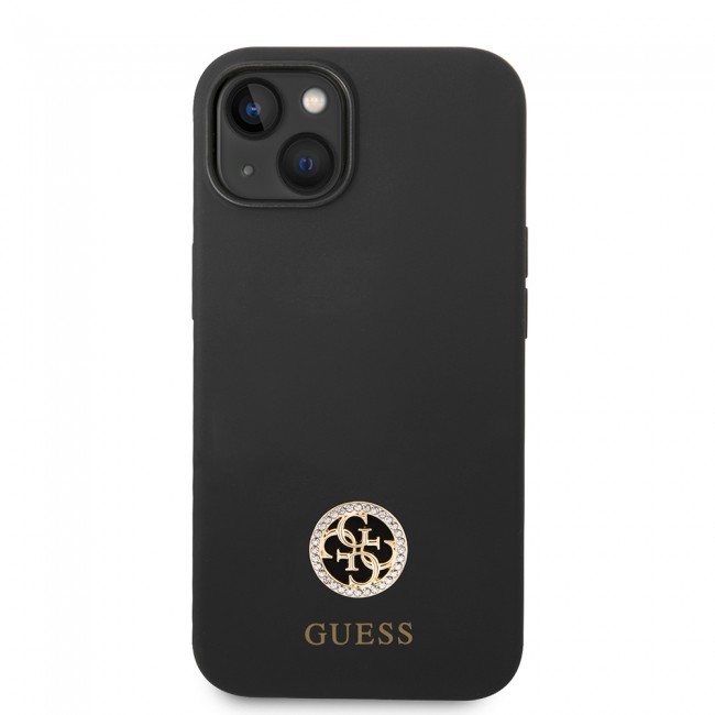 Apple iPhone 14 Kılıf Guess Orjinal Lisanslı Yazı ve Taşlı 4G Logolu Silikon Kapak Apple iPhone 14 Kılıf Guess Orjinal Lisanslı Yazı ve Taşlı 4G Logolu Silikon Kapak