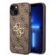 Apple iPhone 14 Kılıf Guess PU Deri Büyük Metal Logo Dizaynlı Kapak Apple iPhone 14 Kılıf Guess PU Deri Büyük Metal Logo Dizaynlı Kapak