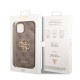 Apple iPhone 14 Kılıf Guess PU Deri Büyük Metal Logo Dizaynlı Kapak Apple iPhone 14 Kılıf Guess PU Deri Büyük Metal Logo Dizaynlı Kapak