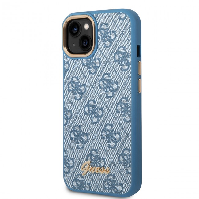 Apple iPhone 14 Kılıf GUESS PU Deri Metal Logo Dizaynlı Kapak Apple iPhone 14 Kılıf GUESS PU Deri Metal Logo Dizaynlı Kapak