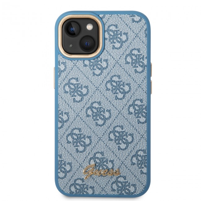 Apple iPhone 14 Kılıf GUESS PU Deri Metal Logo Dizaynlı Kapak Apple iPhone 14 Kılıf GUESS PU Deri Metal Logo Dizaynlı Kapak