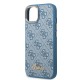 Apple iPhone 14 Kılıf GUESS PU Deri Metal Logo Dizaynlı Kapak Apple iPhone 14 Kılıf GUESS PU Deri Metal Logo Dizaynlı Kapak