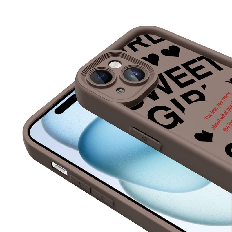 Bal-z Apple iPhone 14 Kılıf Kamera Korumalı Baskılı Arka Yüzey  Klas Kapak