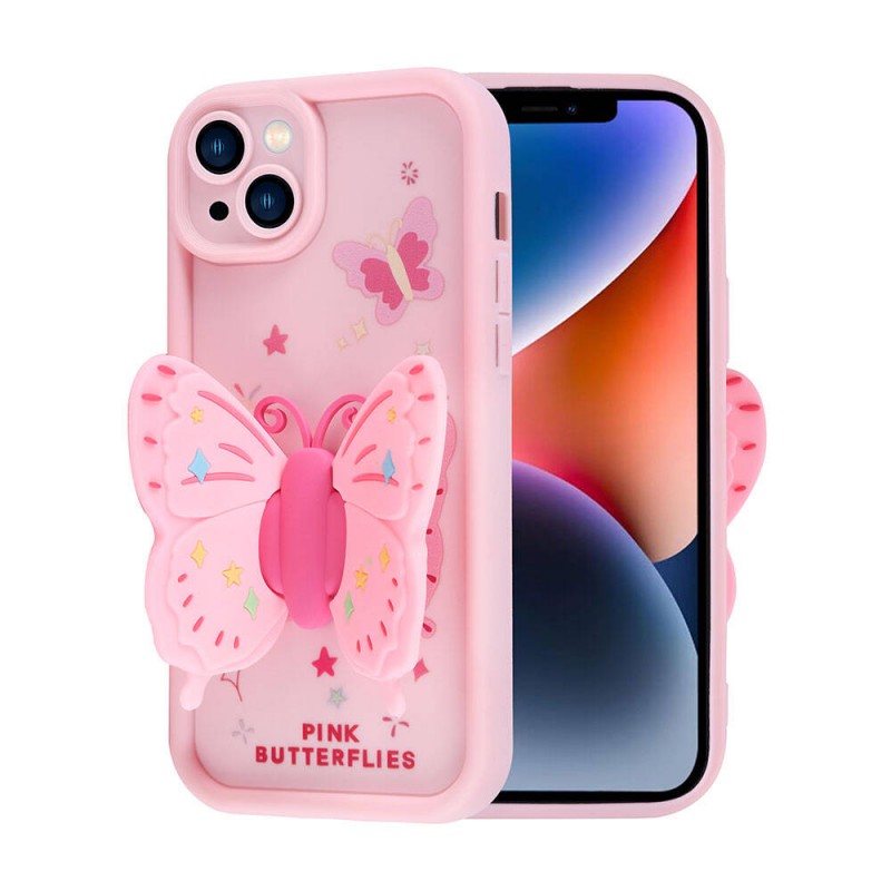 Bal-z Apple iPhone 14 Kılıf Kamera Korumalı Figür Tasarımlı  Kapya Kapak