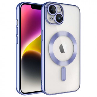 Apple iPhone 14 Kılıf Kamera Korumalı M-safe Wireless Şarj Özellikli Zore Demre Kapak Apple iPhone 14 Kılıf Kamera Korumalı M-safe Wireless Şarj Özellikli Zore Demre Kapak