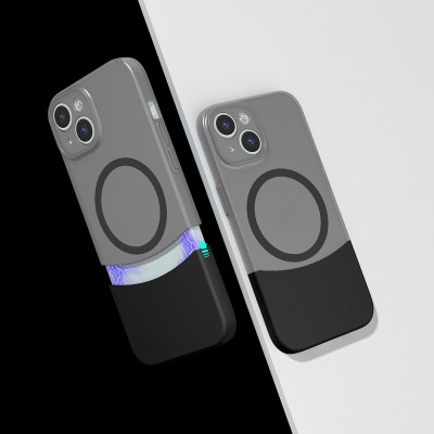 Bal-z Apple iPhone 14 Kılıf M-Safe Şarj Özellikli Mıknatıslı Zore Duble Kapak