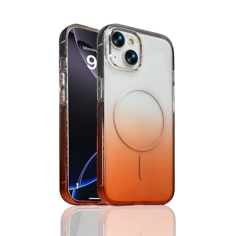 Bal-z Apple iPhone 14 Kılıf M-Safe Şarj Özellikli  Septik Silikon Kapak