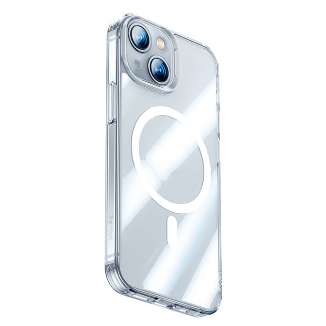 Apple iPhone 14 Kılıf Magsafe Şarj Özellikli Benks Magnetic Shiny Glass Serisi Kapak Apple iPhone 14 Kılıf Magsafe Şarj Özellikli Benks Magnetic Shiny Glass Serisi Kapak