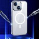 Apple iPhone 14 Kılıf Magsafe Şarj Özellikli Cam Yüzey Benks Electroplated Kapak Apple iPhone 14 Kılıf Magsafe Şarj Özellikli Cam Yüzey Benks Electroplated Kapak