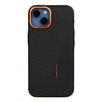 Apple iPhone 14 Kılıf M-safe Şarj Özellikli Karbon Fiber Görünümlü Zore Kamp Kapak Apple iPhone 14 Kılıf M-safe Şarj Özellikli Karbon Fiber Görünümlü Zore Kamp Kapak