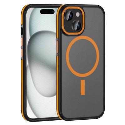 Bal-z Apple iPhone 14 Kılıf M-safe Şarj Özellikli Mat Görünümlü  Ant Kapak