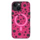 Apple iPhone 14 Kılıf Magsafe Şarj Özellikli Polka Dot Desenli Youngkit Spots Serisi Kapak Apple iPhone 14 Kılıf Magsafe Şarj Özellikli Polka Dot Desenli Youngkit Spots Serisi Kapak