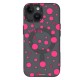 Apple iPhone 14 Kılıf Magsafe Şarj Özellikli Polka Dot Desenli Youngkit Spots Serisi Kapak Apple iPhone 14 Kılıf Magsafe Şarj Özellikli Polka Dot Desenli Youngkit Spots Serisi Kapak