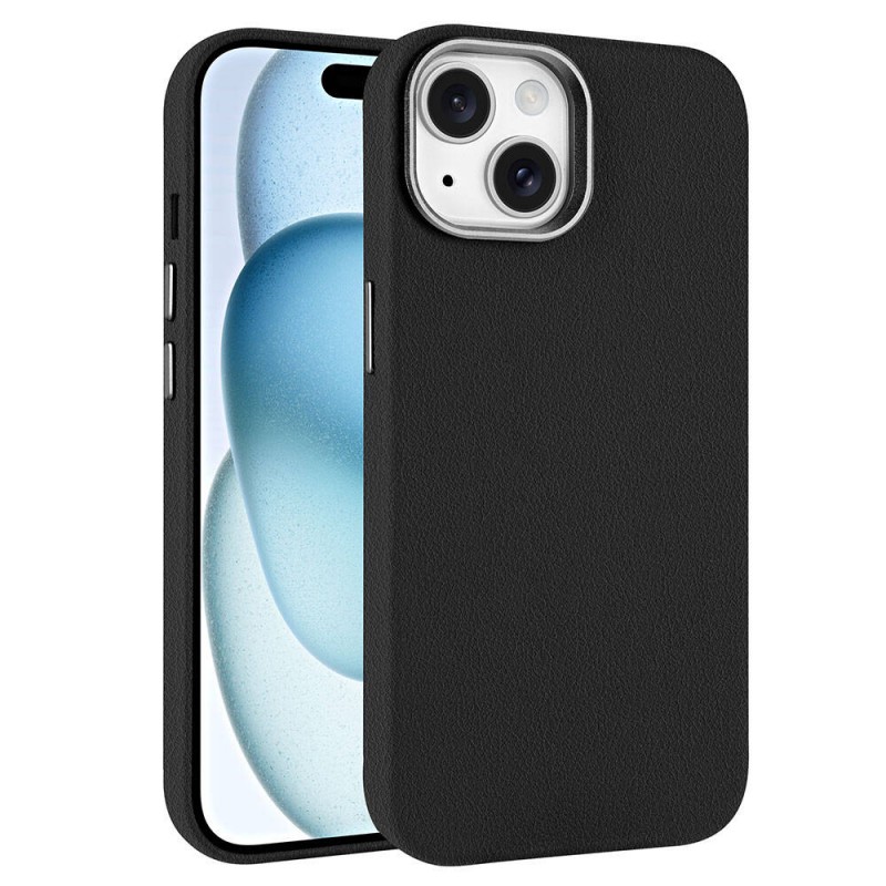 Bal-z Apple iPhone 14 Kılıf M-safe Şarj Özellikli PU Deri  Adora Kapak