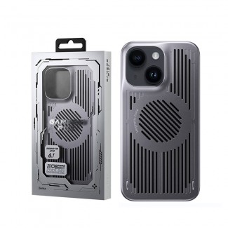 Apple iPhone 14 Kılıf M-safe Şarj Özellikli Soğutucu Benks Biliz Kapak Apple iPhone 14 Kılıf M-safe Şarj Özellikli Soğutucu Benks Biliz Kapak