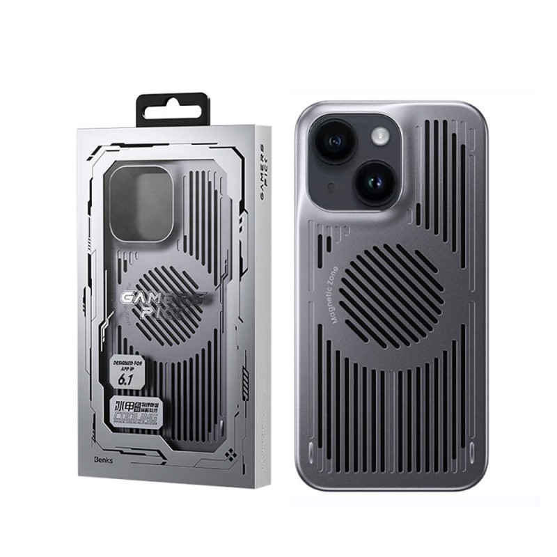 Bal-z Apple iPhone 14 Kılıf M-safe Şarj Özellikli Soğutucu Benks Biliz Kapak