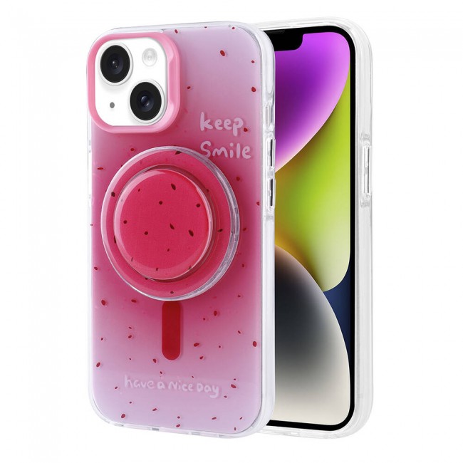 Apple iPhone 14 Kılıf Magsafe Şarj Özellikli Tak-Çıkar Pop Soketli Zore Tiktok Kapak Apple iPhone 14 Kılıf Magsafe Şarj Özellikli Tak-Çıkar Pop Soketli Zore Tiktok Kapak