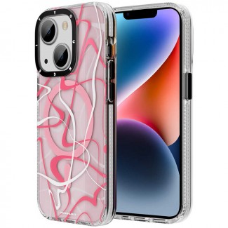 Apple iPhone 14 Kılıf M-safe Şarj Özellikli Youngkit Water-Ink Serisi Kapak Apple iPhone 14 Kılıf M-safe Şarj Özellikli Youngkit Water-Ink Serisi Kapak